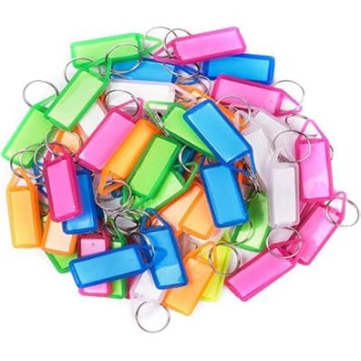 ميدالية علاقي بلاستيك شفاف sbc  للمفاتيح عدد 50 قطعه، 025-5521