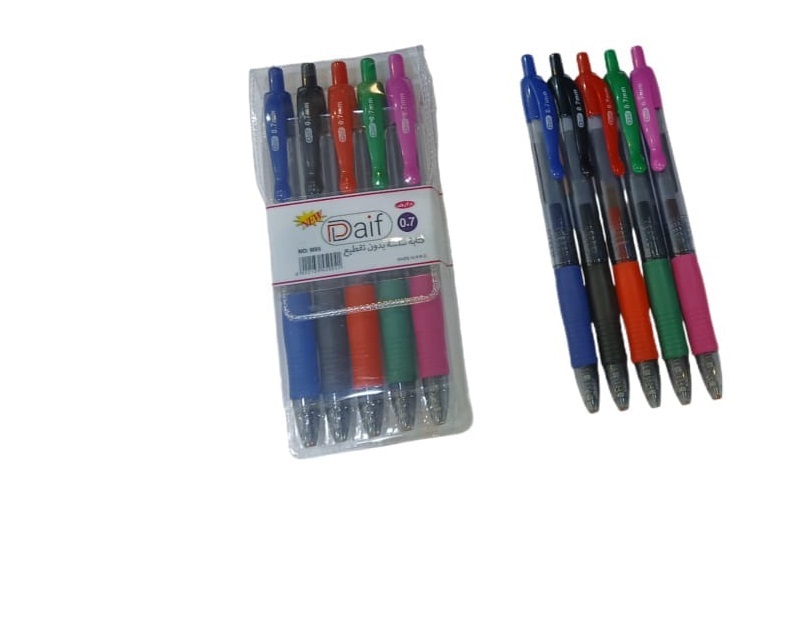 طقم قلم دايف 5 لون 7MM ضغاط M95 
